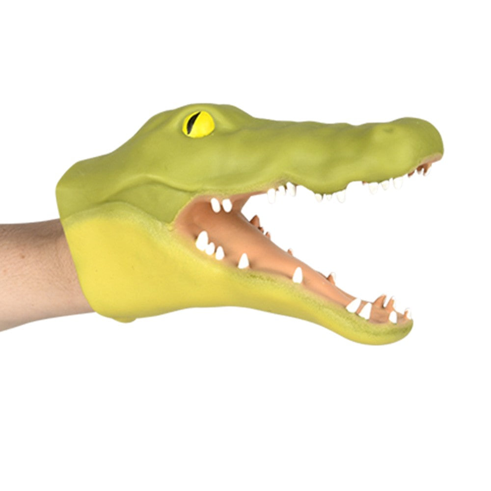 Stretchy Alligator Hand Puppet 6" (1 DZ)