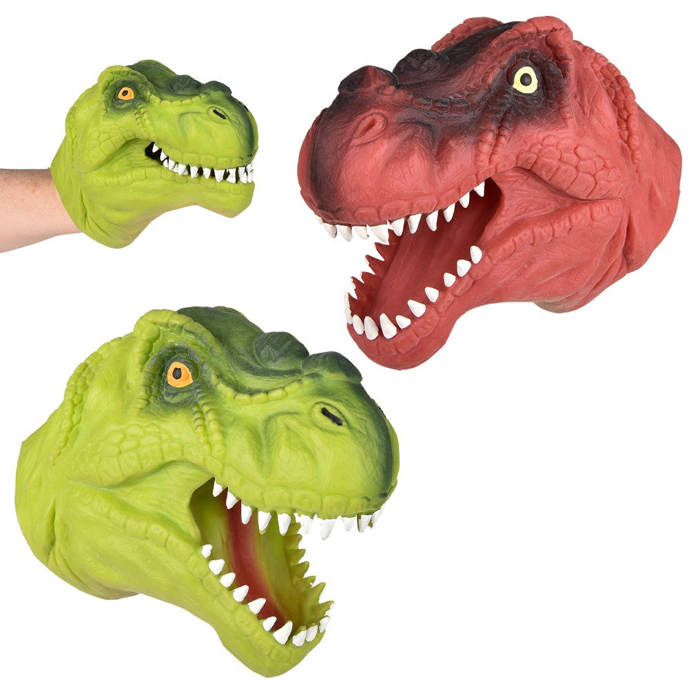 Stretchy Dinosaur Hand Puppet 6" (1 DZ)