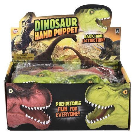 Stretchy Dinosaur Hand Puppet 6" (1 DZ)
