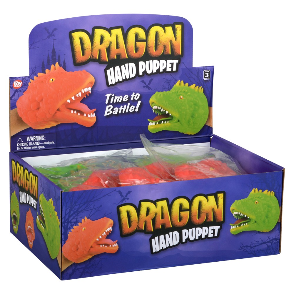 Dragon Hand Puppet 6" (1 DZ)