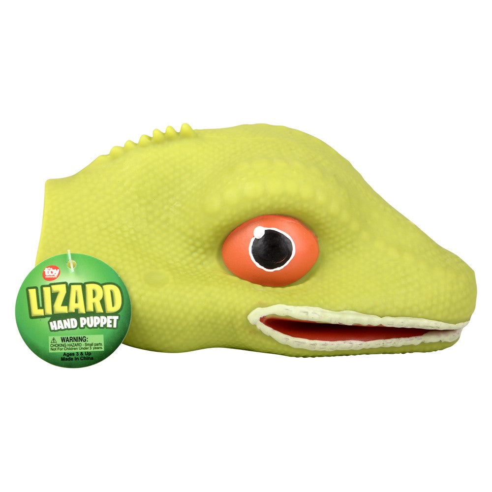 Stretchy Lizard Hand Puppet 6" (1 DZ)