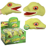 Stretchy Lizard Hand Puppet 6" (1 DZ)