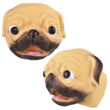 Stretchy Pug Hand Puppet 6" (1 DZ)