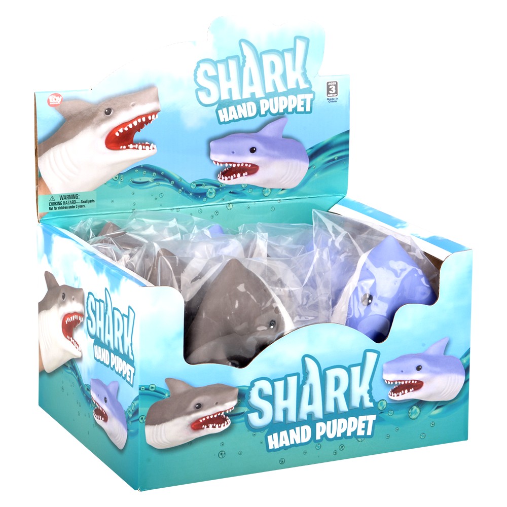 Shark Hand Puppet 6" (1 DZ)