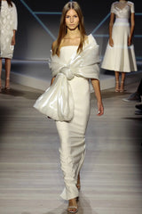 Bridal Satin Fabric Crystalized Reflective Liquid