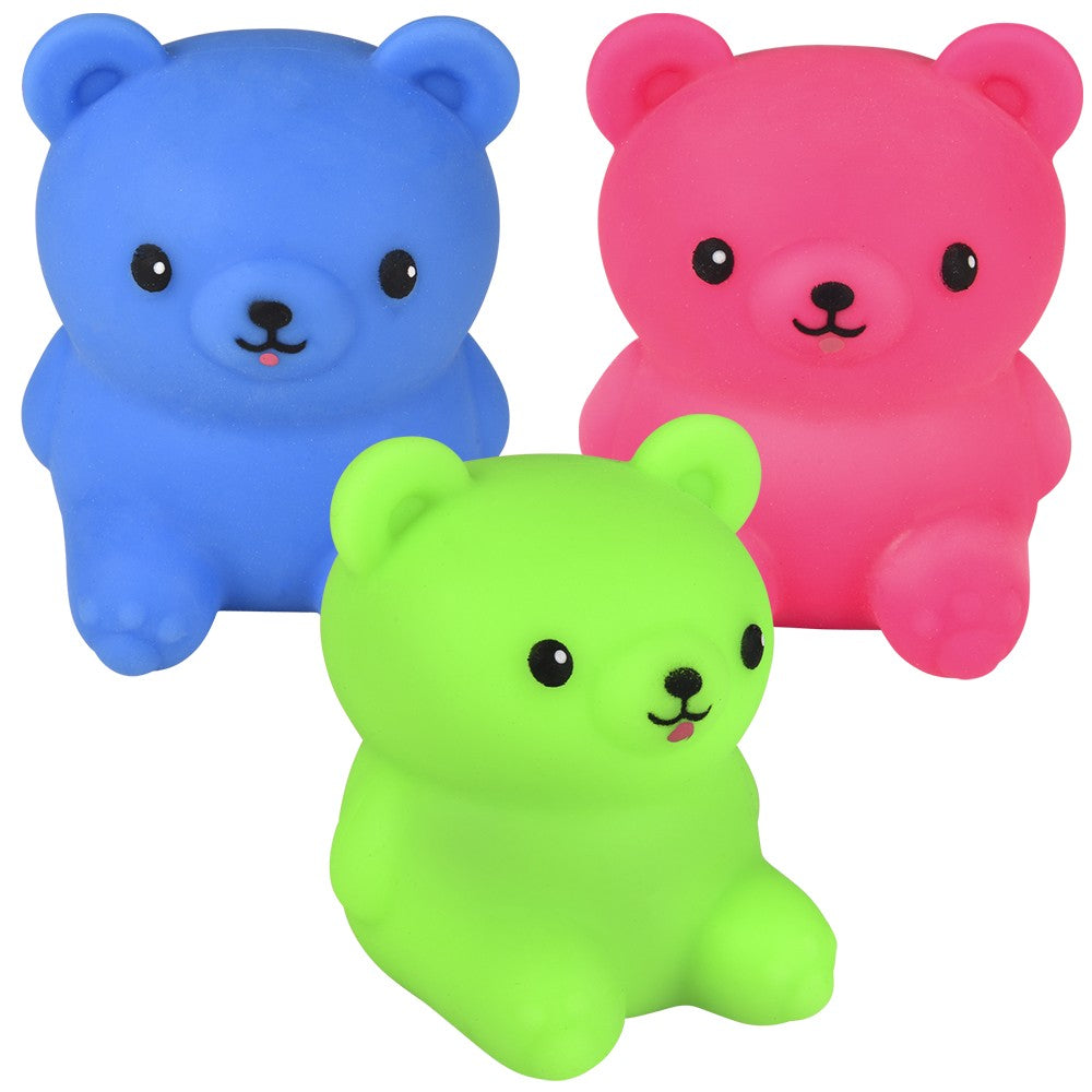 Marshmallow Bear Fidget Toy (12 Pc Display)