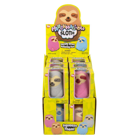 Sloth Fidget Toy 3" 12ct (1 DSP)