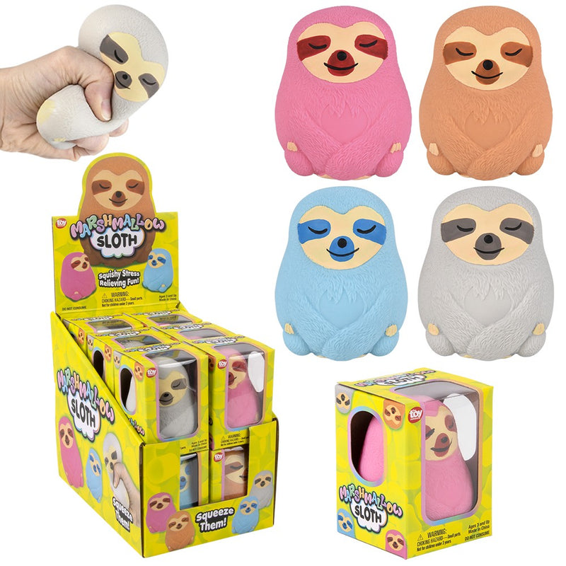 Sloth Fidget Toy 3" 12ct (1 DSP)