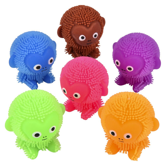 Mini Puffer Monkey 1.75" (24 Pc Poly Bag)