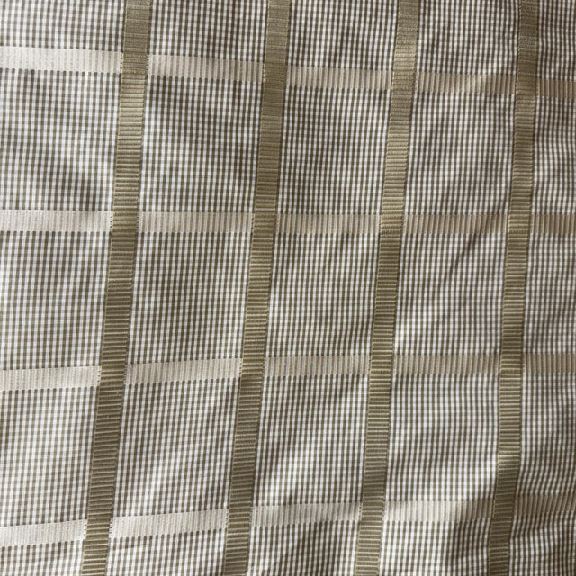 Panache Silk Fabric - Striped Square Geometric, 54" Width (1 Yard)