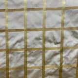 Panache Silk Fabric - Striped Square Geometric, 54" Width (1 Yard)