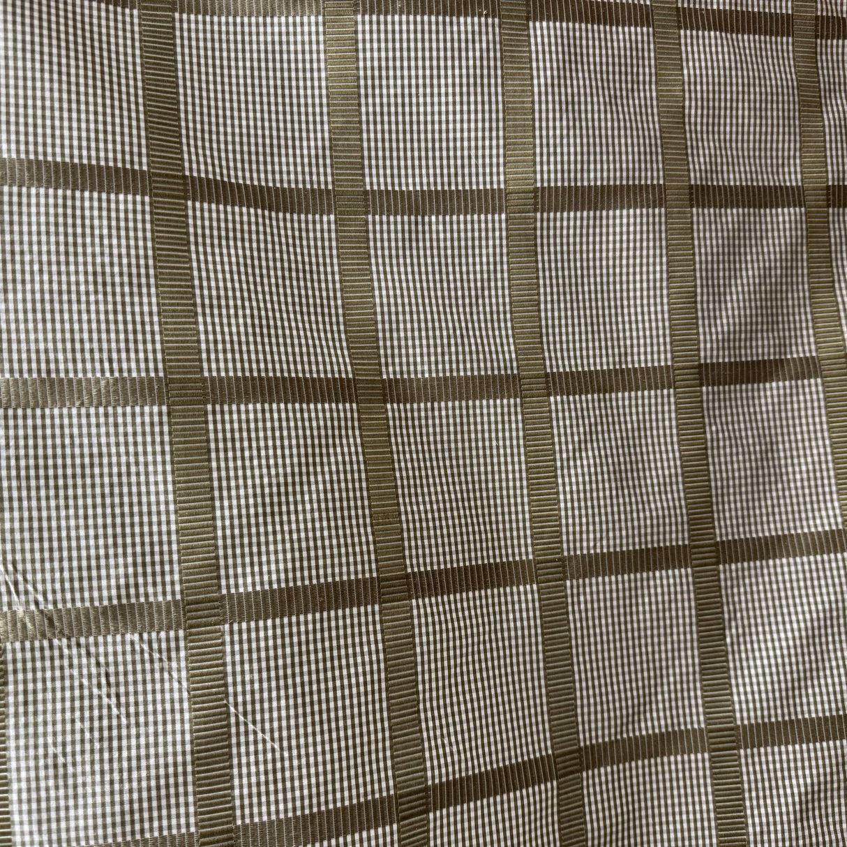 Panache Silk Fabric - Striped Square Geometric, 54" Width (1 Yard)