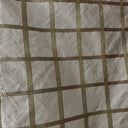 Panache Silk Fabric - Striped Square Geometric, 54" Width (1 Yard)