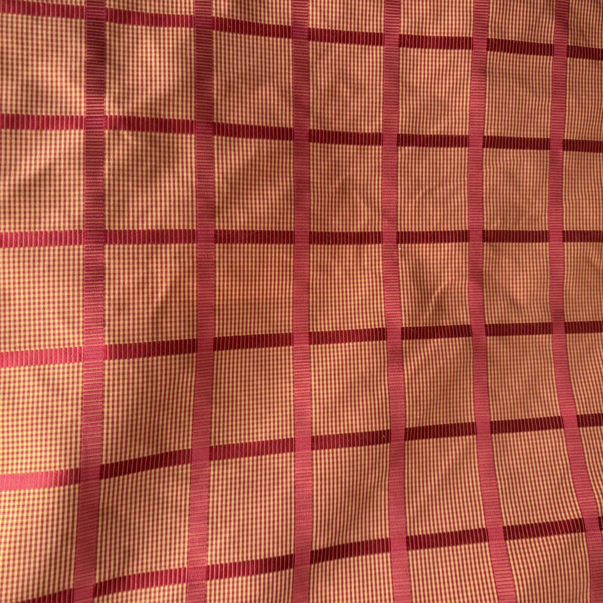 Panache Silk Fabric - Striped Square Geometric, 54" Width (1 Yard)