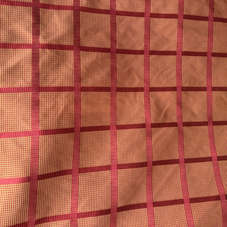 Panache Silk Fabric - Striped Square Geometric, 54" Width (1 Yard)