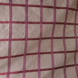 Panache Silk Fabric - Striped Square Geometric, 54" Width (1 Yard)