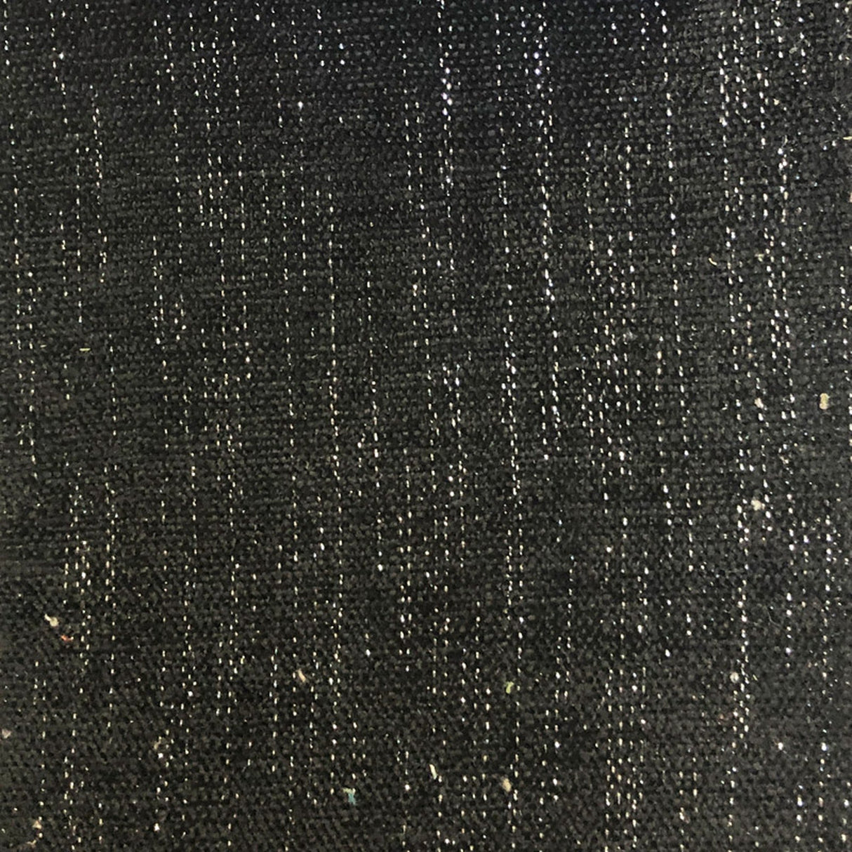 Pandora Polyester Fabric - Solid Textured Metallic Linen Look, 55" Width (1 Yard)
