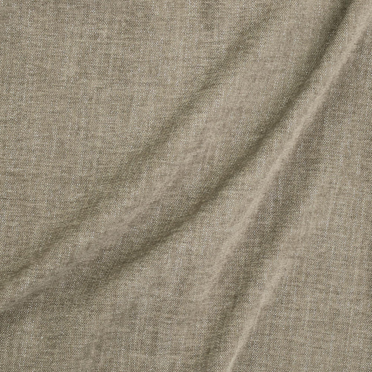 Pandora Polyester Fabric - Solid Textured Metallic Linen Look, 55" Width (1 Yard)