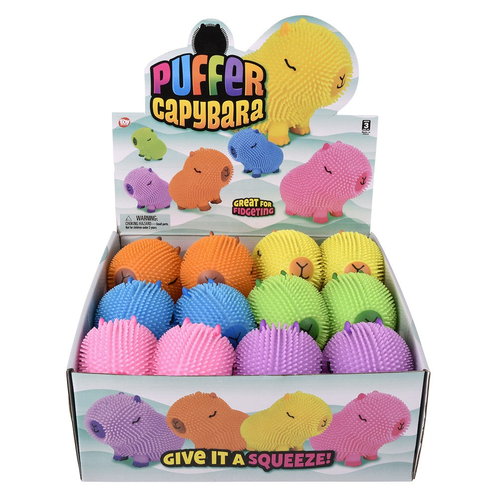 Capybara Puffer Assorted Colors (12 Pc Display Box)