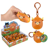 Puffer Highland Cow (24 Pc Display)