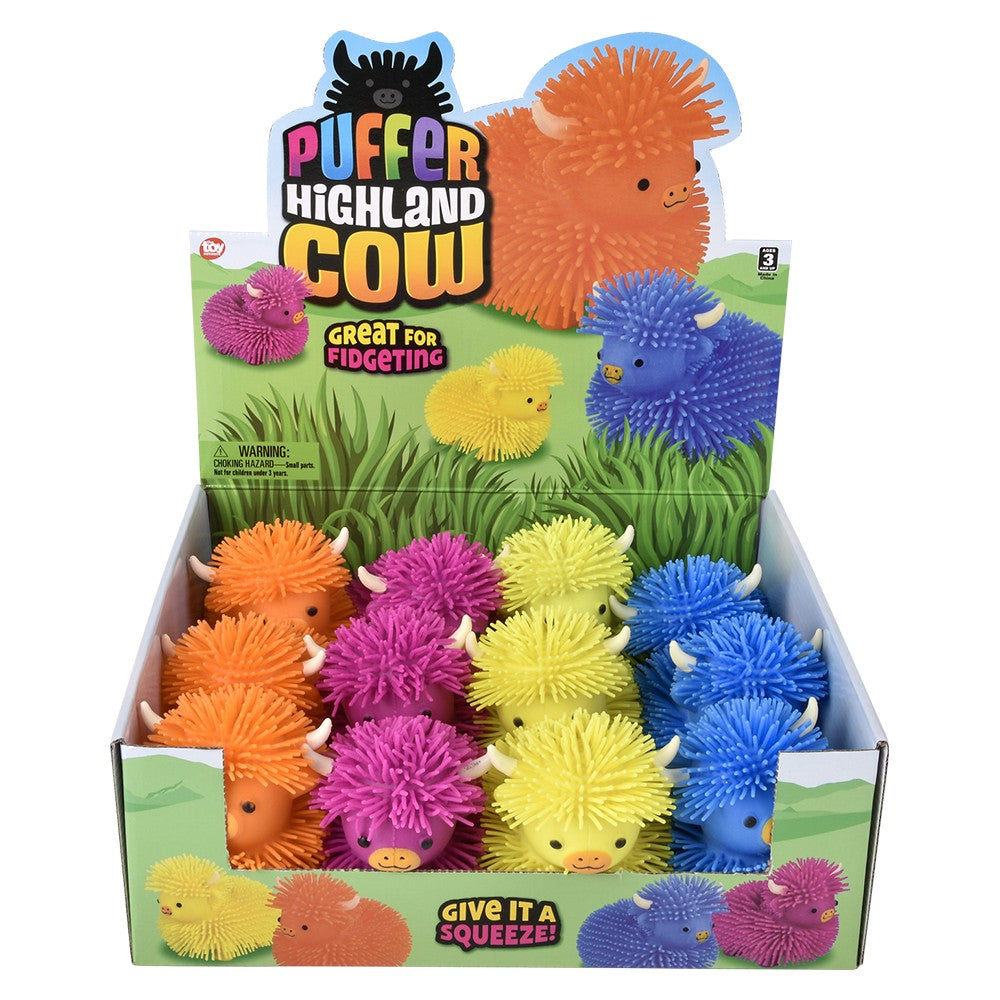 Highland Cow Puffer Assorted Colors (1 DSP)