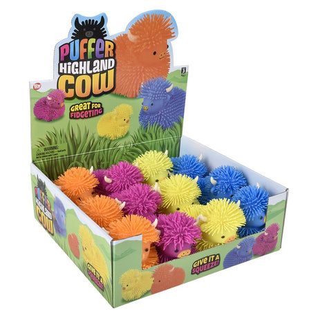 Highland Cow Puffer Assorted Colors (1 DSP)