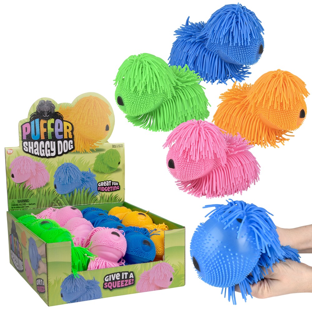 Puffer Dog Squeeze Toy (1 DSP)