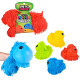 Shaggy Puffer Dog Plush