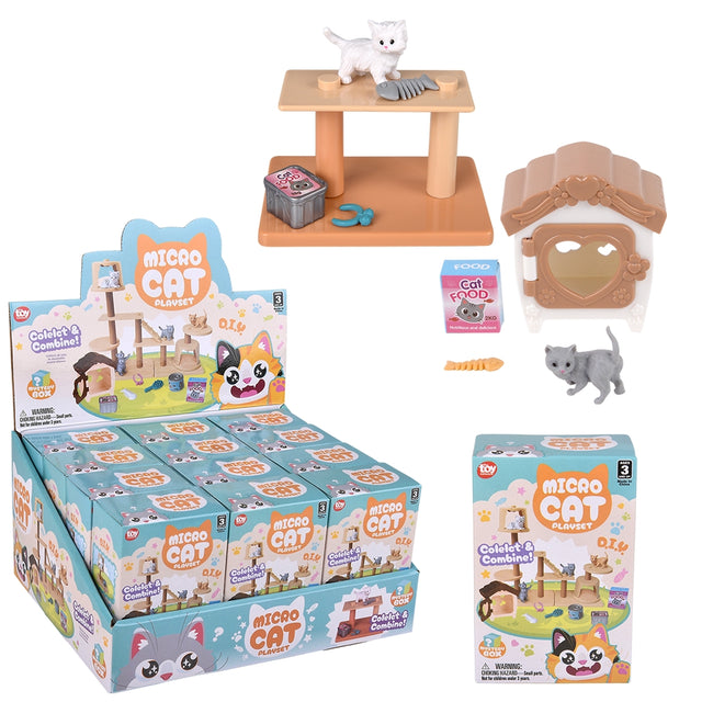 Micro Cat Playset (12 PC DSP)
