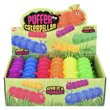 Puffer Caterpillar Fidget Toy (12 PC Display)
