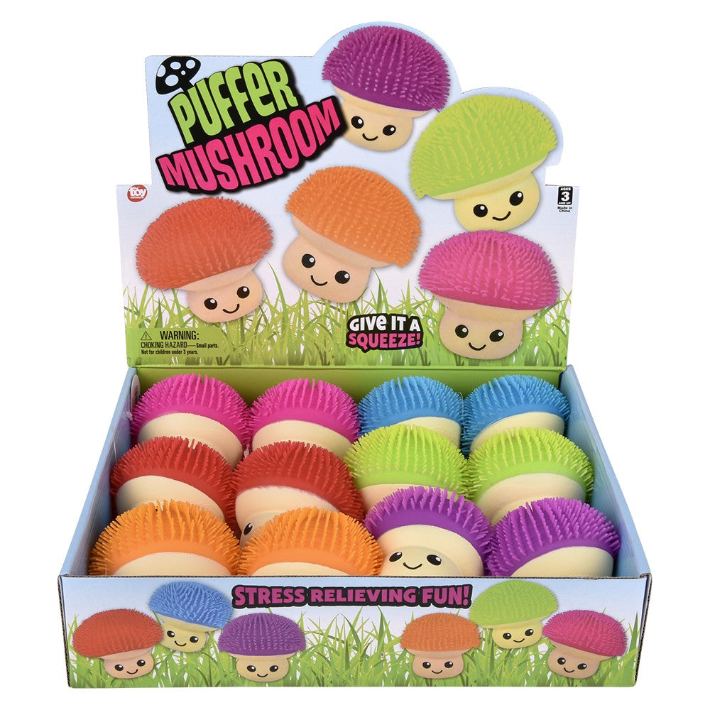 Puffer Mushroom Toy Display (12 PC)