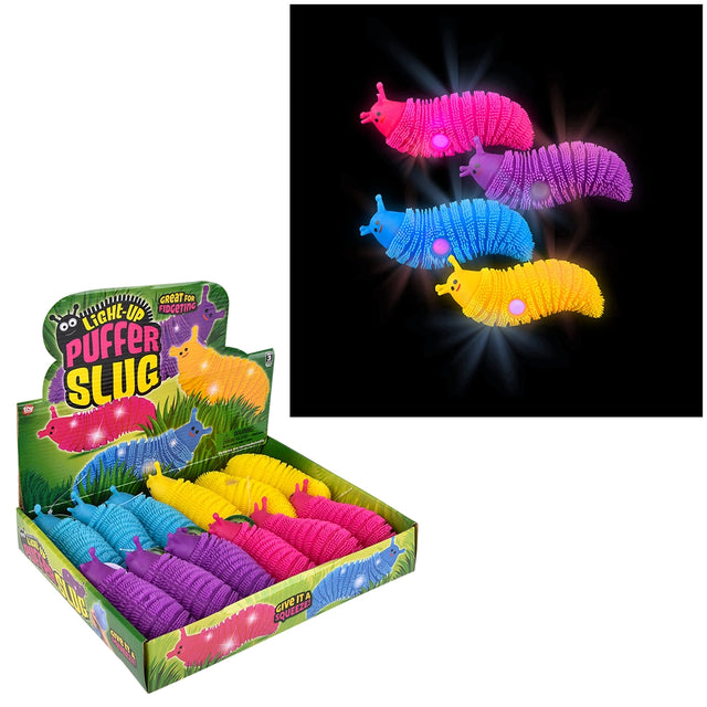 Light-Up Puffer Slug (12 PC Display)