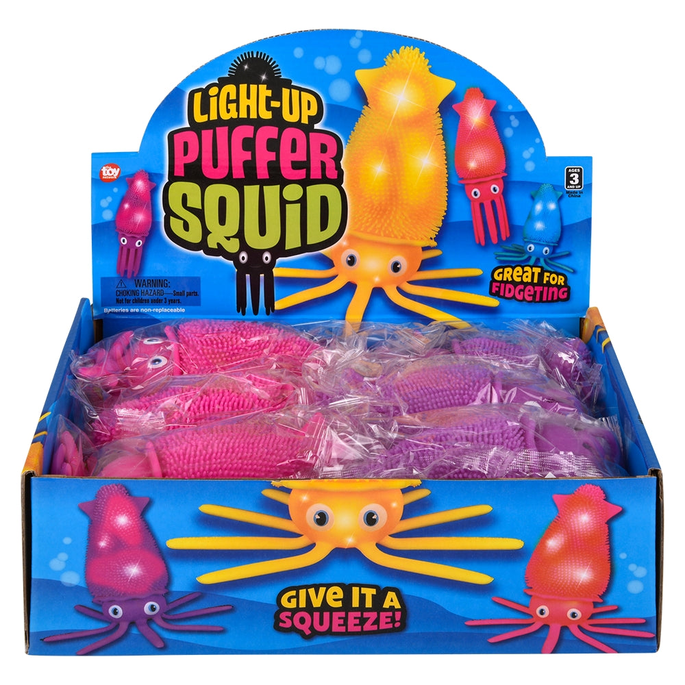Light-Up Squid Puffer (12 PC Display)