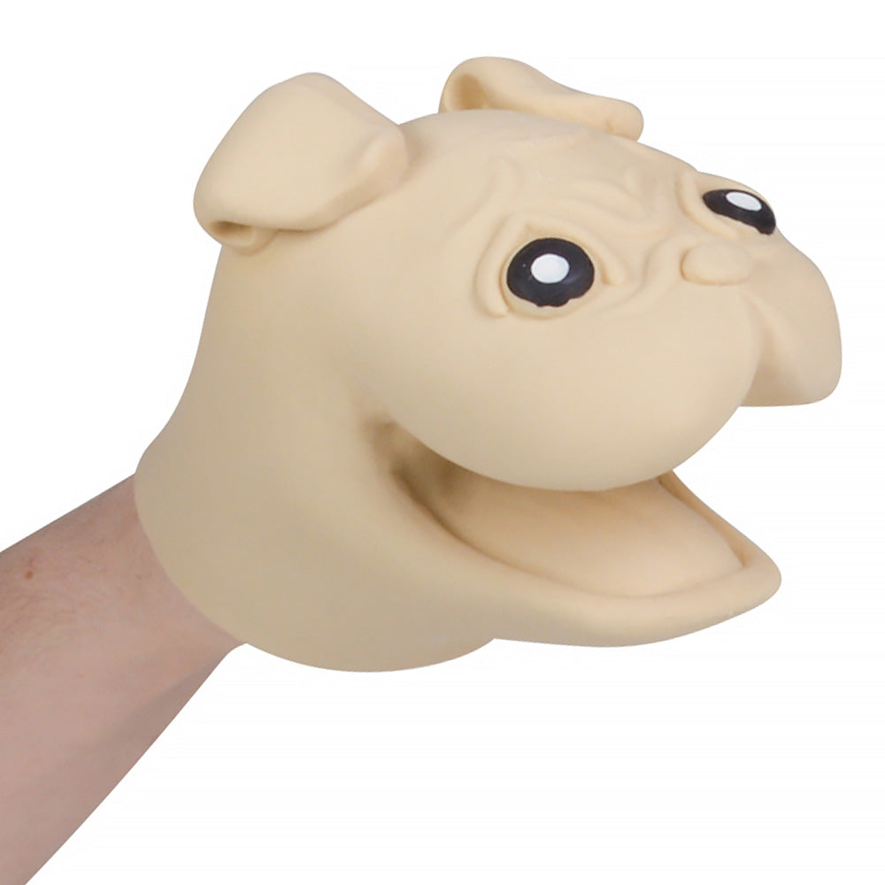 Pug Rubber Hand Puppet (1 DZ)
