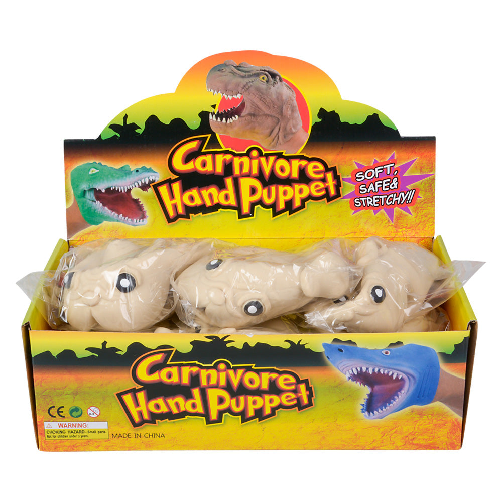 Pug Rubber Hand Puppet (1 DZ)