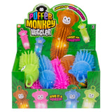 Monkey Puffer Light-Up Wiggler (12 PC Display)
