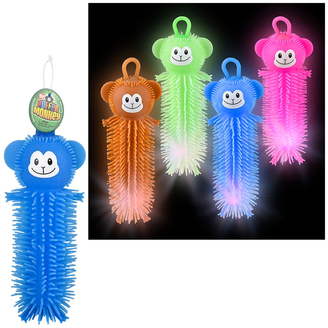 Monkey Puffer Light-Up Wiggler (12 Ct)