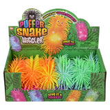 Light-Up Snake Puffer Wiggler (12 Pc Display)