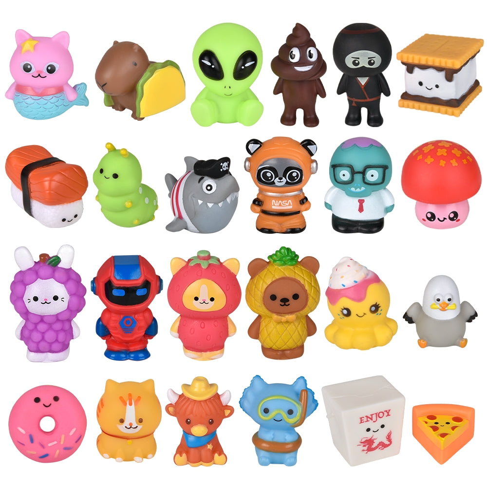 Blind Bag Rubber Character Toys 2"