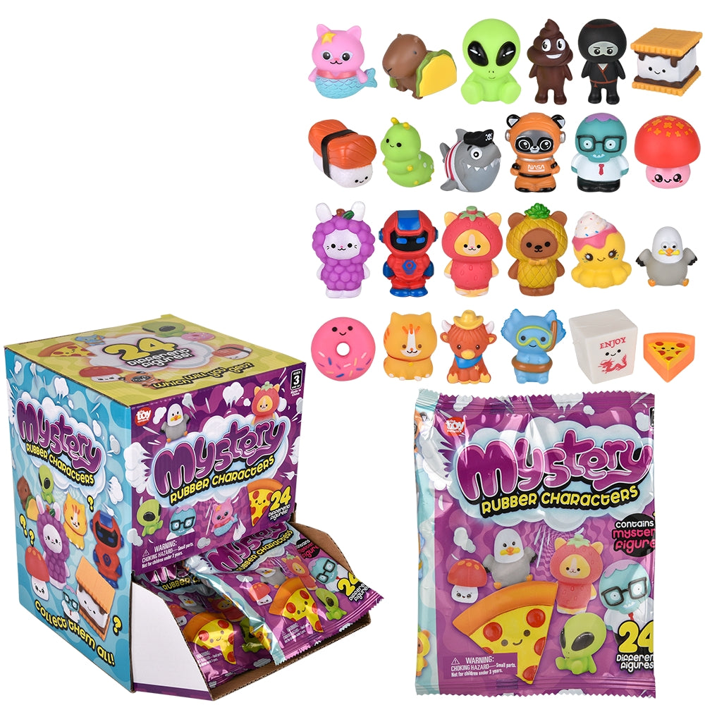 Blind Bag Rubber Character Toys 2"