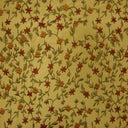 Parisian Floral Embroidered Silk Fabric - Apricot, Coral, Paprika, Scarlet, Teal, Wheat, 54" Width (1 Yard)