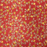 Parisian Floral Embroidered Silk Fabric - Apricot, Coral, Paprika, Scarlet, Teal, Wheat, 54" Width (1 Yard)