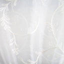 Park Fabric Polyester Fabric - Floral Embroidered Metallic Sheer, 116" Width (1 Yard)