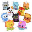 Rubber Cat Assortment (50 Pc Poly Bag)