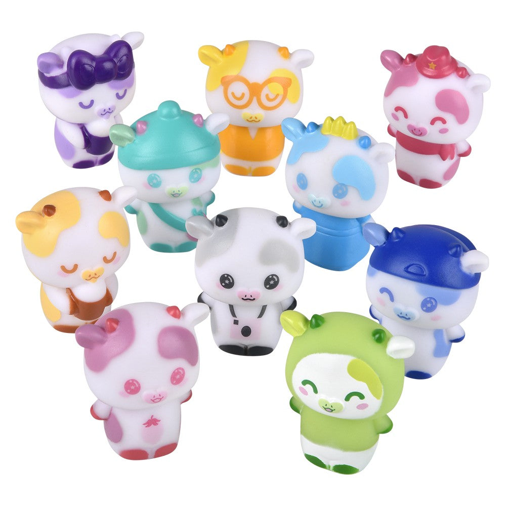 Cow Rubber Characters (50 Pc Poly Bag)