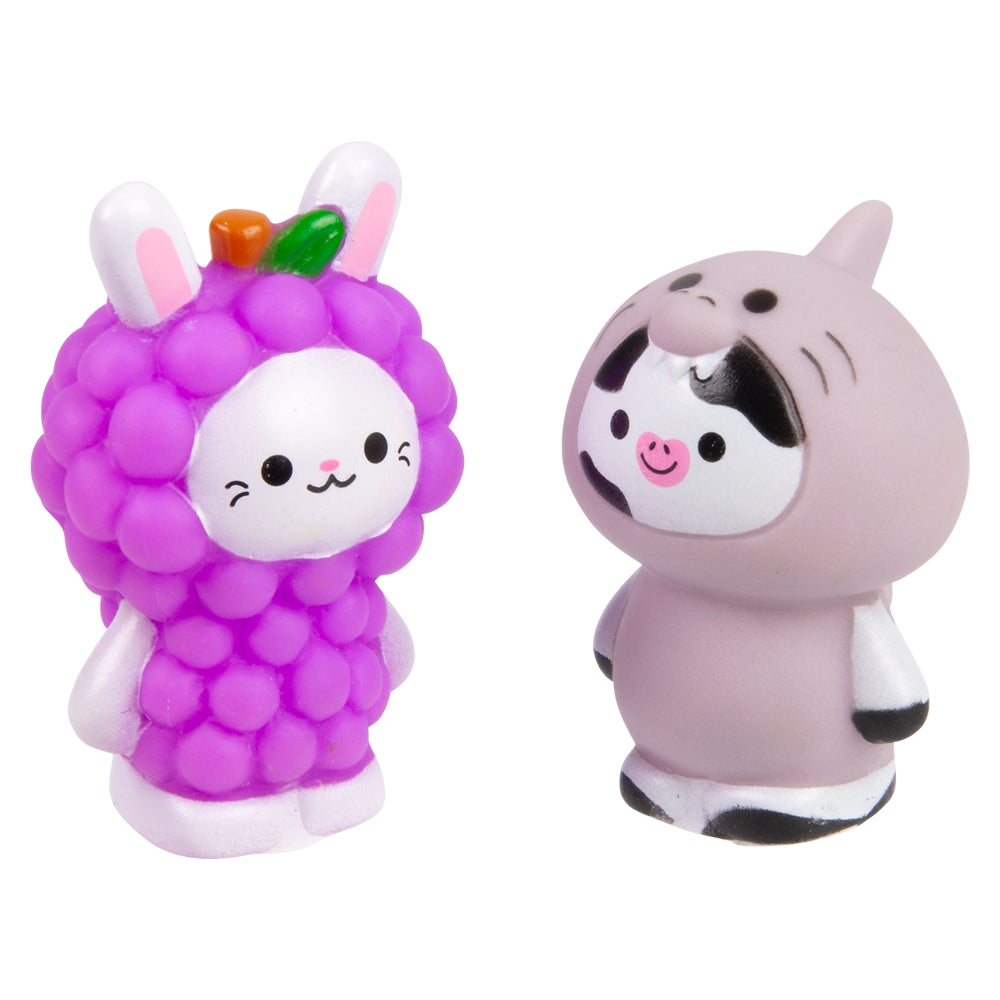 Kawaii Rubber Dressed Animals (2")