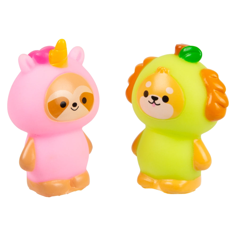 Kawaii Rubber Dressed Animals (2")