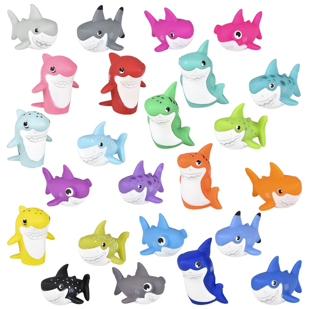 Rubber Shark Assortment (50 Pc Bag)