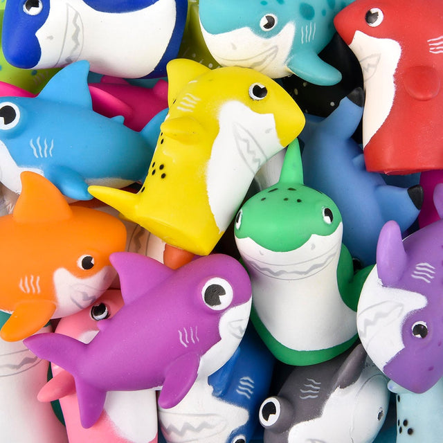 Rubber Shark Assortment (50 Pc Bag)