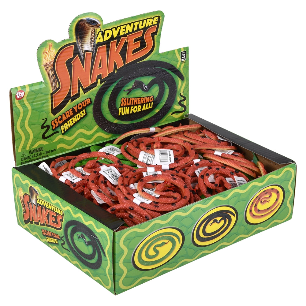 Vinyl Snake 14" Assorted (1 DSP)